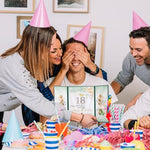 Guests signing the Tiacabo birthday party guest book alternative