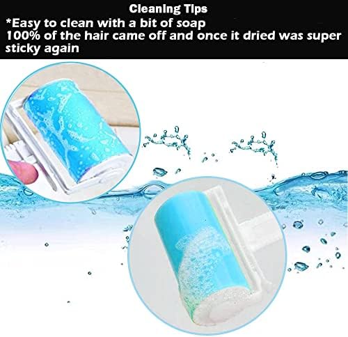 Foldable travel size lint roller for clothes and car seats