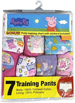 Close up view of the premium combed cotton inner lining on the girls potty training pants