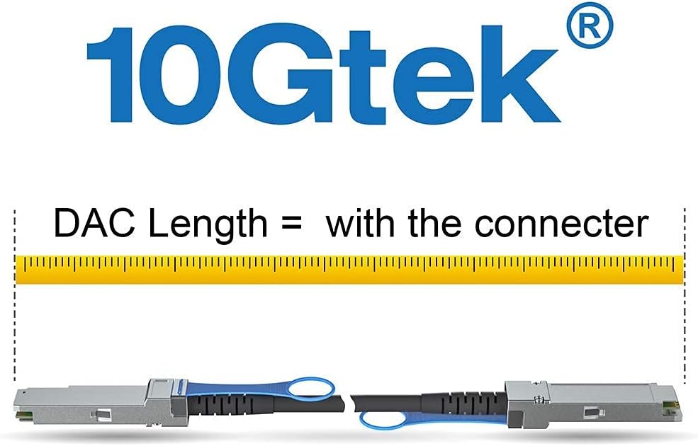 10Gtek 5 meter passive twinax copper cable coiled.