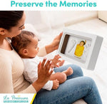 Infant hand impression being made in skin safe hypoallergenic molding gel