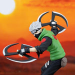 Banpresto Hatake Kakashi Narutop99 collectible shelf display