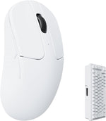 Keychron M3 Mini Wireless Optical Mouse, Bluetooth 5.1/2.4 GHz/Wired Gaming Mouse, Programmable PixArt 3395 Sensor with up to 26,000 DPI/ 650 IPS, Lightweight Ergonomic for Windows Mac Linux - White - Image 10