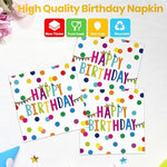 Included plastic cutlery for birthday party set