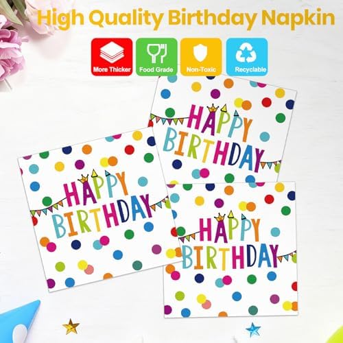 Included plastic cutlery for birthday party set
