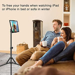 Samhousing tablet floor holder displaying three hundred and sixty degree rotation bracket feature