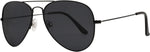 Joox polarized aviator sunglasses front view pilot frame