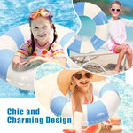 Close up of Whaline PVC inflatable swimming float texture
