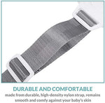 Adjustable shoulder and waist straps for baby strollers
