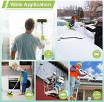 Disassembled ZimiTeda car wash mop kit components showcasing compact storage capability