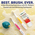 Complete Mouthwatchers gift set packaging with timer and dental tools