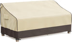 MR. COVER outdoor couch cover front view featuring waterproof 3-seater patio protection