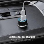 Interface demonstration showing the Type C cable port compatibility with mobile chargers.