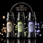 Downy Unstopables fine fragrance long lasting laundry beads 21.1 Ounce package showing fabric safety icons.