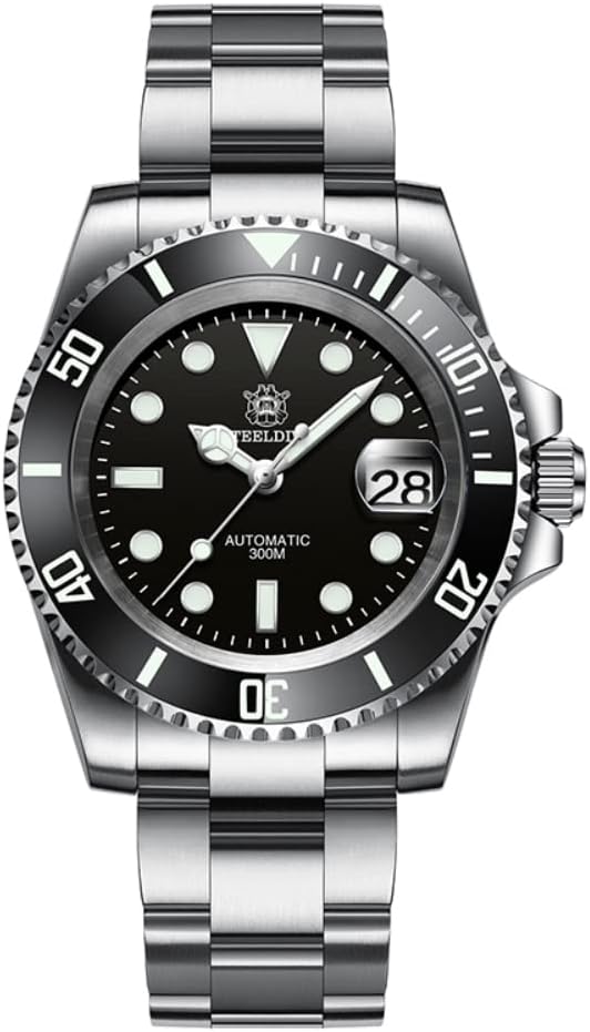 Watchdives Steeldive SD1953 automatic watch front view luxury timepiece