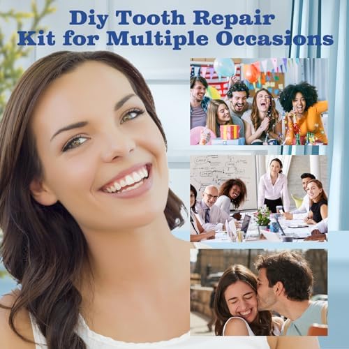 Walejuc tooth repair kit for crowns and bridges packaging details