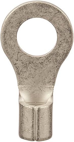 NSI ring tongue terminal showing wire barrel and stud hole