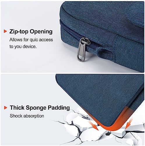 Casedao multi compartment electronics organizer sleeve for iPad Pro