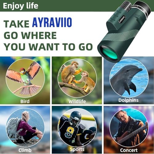 Ayraviio premium gift packaging box for men alongside the compact monocular tracking gear