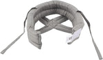 Gray old man fall prevention hat adjustable strap system