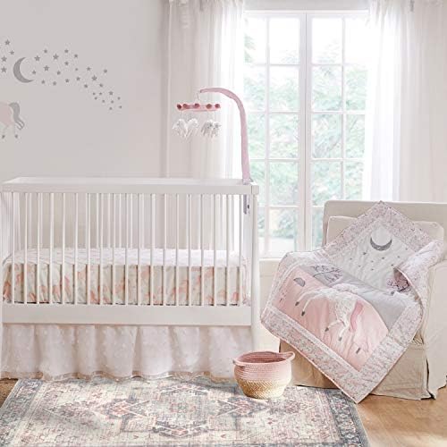 Levtex Baby Colette unicorn nursery quilt and accessories