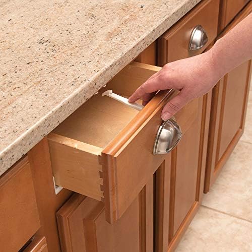 Detailed view of the 46-piece childproofing kit contents