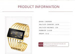 Weicam women fashion watch styled on wrist for daily wear