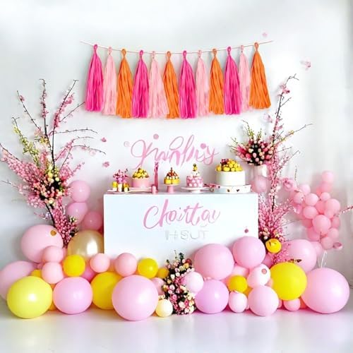 Aimto premium DIY paper garland close-up view highlighting the smooth non-stick edges