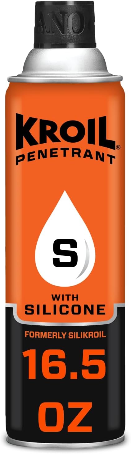 Kroil SiliKroil penetrating oil with silicone sixteen point five ounce aerosol can front view