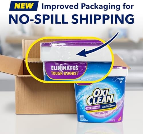OxiClean oxygen powered laundry booster for sweat and body odor removal