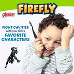 Marvel Avengers themed children's soft bristled toothbrushes for travel