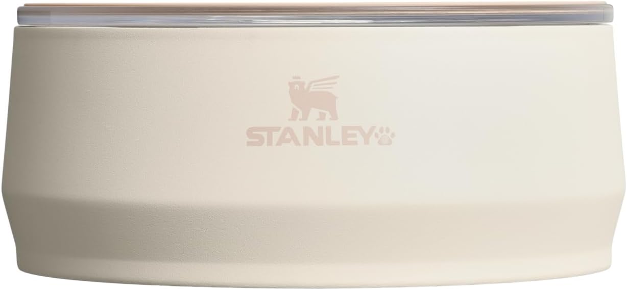 STANLEY Pet Bowl with Lid, 24 oz (3 Cups), Cream - Image 1