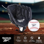 Close up of Reebok youth training mitt adjustable wrist strap