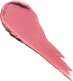 Satin finish pink lipstick bullet showing moisturizing texture