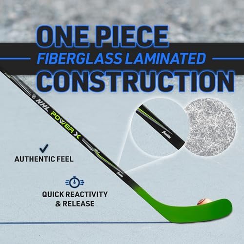 High impact ABS blade close up on Franklin Sports outdoor street hockey stick
