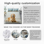 SENSING personalized kids cartoon graphic print option on a vibrant custom duvet cover set.