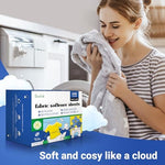 Soulink laundry sheets showing easy dissolve technology for HE machines.