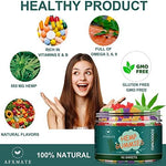 Close up of Afxmate fruit flavored hemp supplement container
