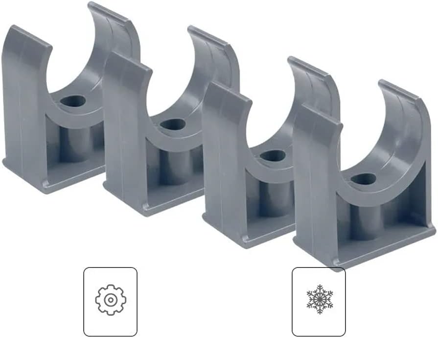 JruiZhp PVC Pipe Clamps close-up of high-density material