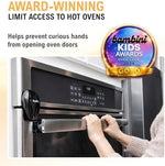 BeeGo oven lock showing double button safety mechanism