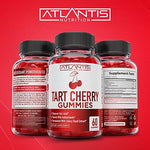 Close up of tart cherry and celery seed extract gummy texture
