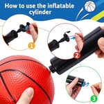 Waterproof mini basketballs suitable for pool play