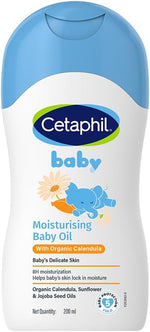 Cetaphil baby moisturising oil front view bottle packaging