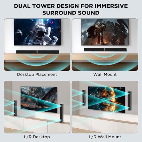 Mzeibo imported bluetooth television speaker system lifestyle setup
