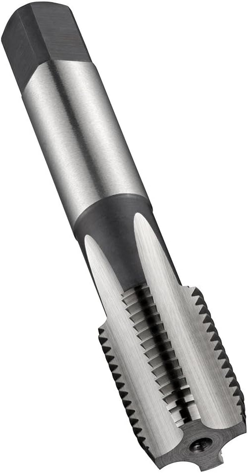Dormer E547 pipe tap front view displaying high-speed steel construction.