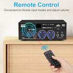 Romicta dual channel audio component showing dual microphone inputs for karaoke functionality