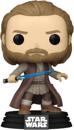 Funko Pop Star Wars Obi-Wan Kenobi Battle Pose figure front view collectible