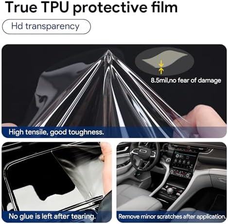Demonstration of the self healing properties on the transparent high definition protective film.