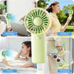 Staol personal pocket fan sleek lightweight handle close up