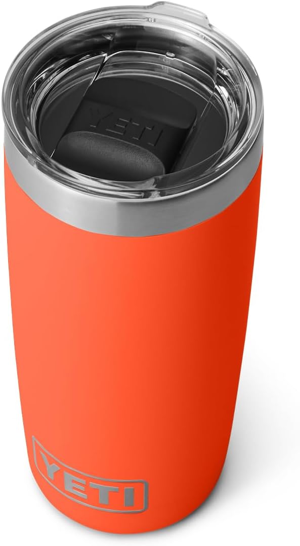 YETI Rambler 10 oz Tumbler, Stainless Steel, Vacuum Insulated with MagSlider Lid, Rescue Red - Image 12